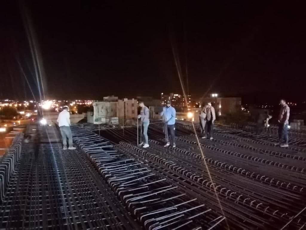 فرآیند تکمیلی تقاطع غیر همسطح سنجان اراک به صورت شبانهروزی جریان دارد فرآیند تکمیلی تقاطع غیر همسطح سنجان اراک به صورت شبانهروزی جریان دارد