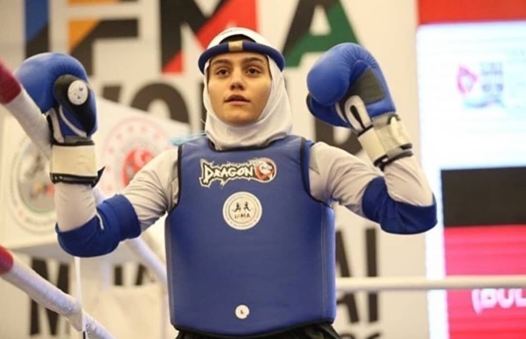 ایرانی خاتون کی عالمی موئے ٹھائی مقابلوں میں پہلی پوزیشن
