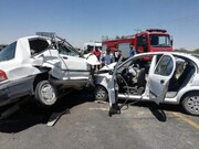 سوانح رانندگی شهر مشهد ۵۶ مصدوم و یک کشته درپی داشت