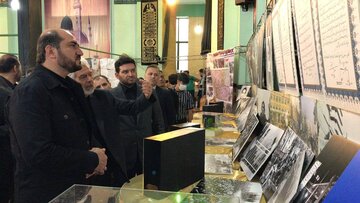 استاندار تهران از نمایشگاه اسناد قیام خونین ۱۵ خرداد دشت ورامین بازدید کرد