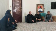 استاندار تهران با خانواده شهید مدافع حرم در قرچک دیدار کرد
