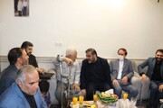 وزیر فرهنگ و ارشاد اسلامی  با جانباز ۷۰ درصد قرچکی دیدار کرد