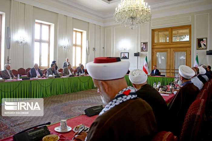 مسئولان گروه‌های فلسطینی و لبنانی با وزیر امورخارجه دیدار کردند 2