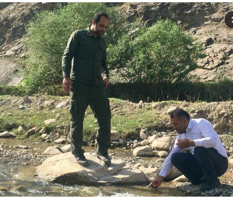 پایش زیست محیطی رودخانه حاجیلار چای شهرستان جلفا انجام شد