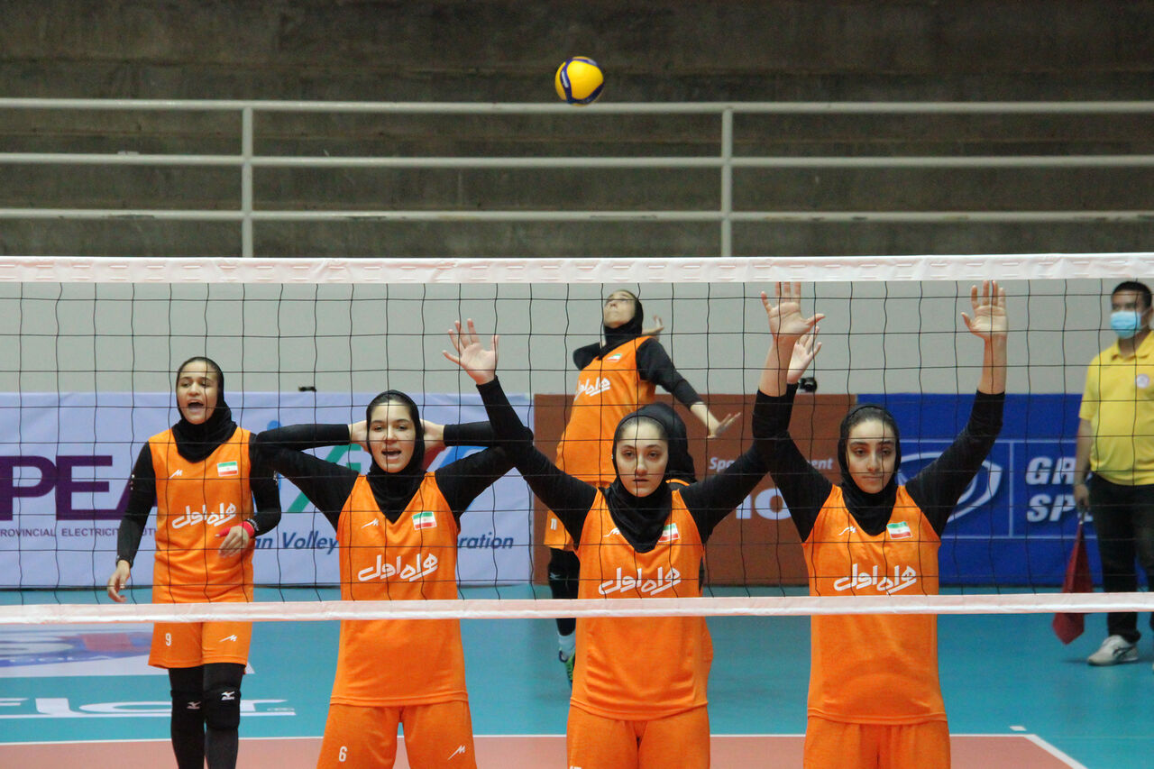 والیبال نوجوانان دختر آسیا؛ برتری ایران در گام نخست