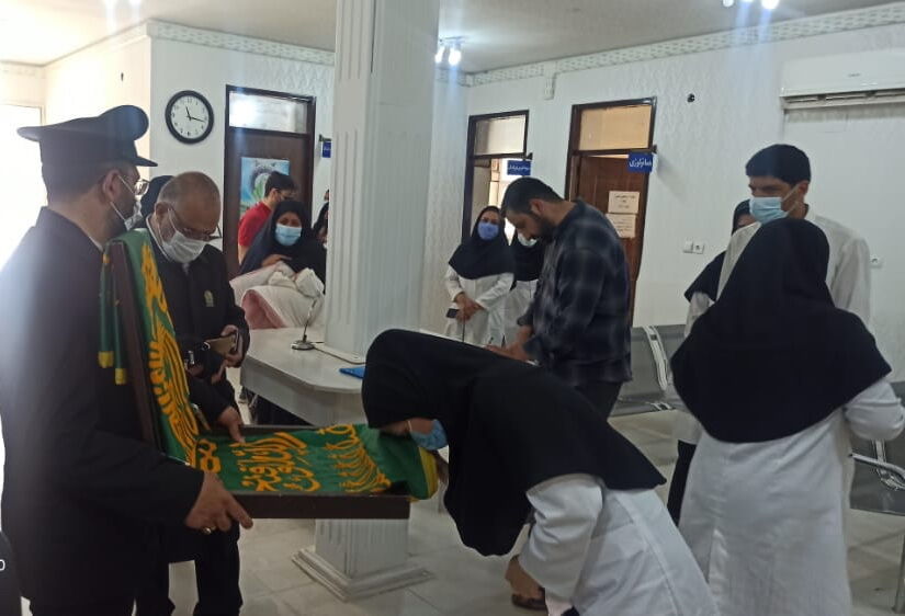 حضور خدام رضوی در مرکز بهداشت شرق اهواز