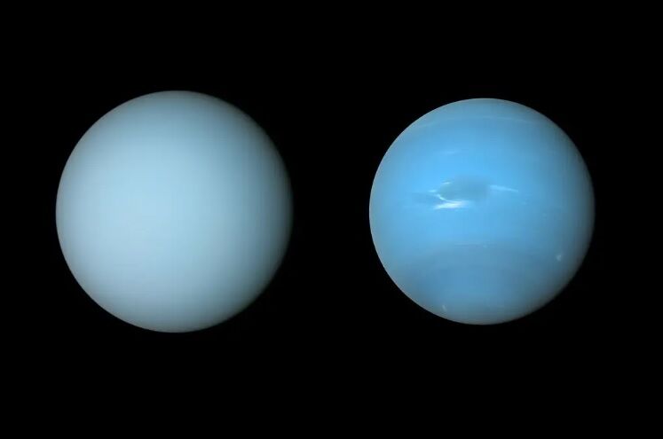 راز تفاوت رنگ سیاره‌های آبی نپتون و اورانوس چیست؟