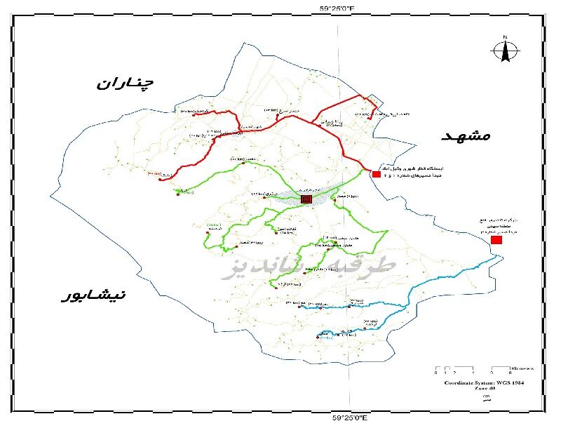 شهرستان بینالود به اسم سابق خود یعنی طرقبه - شاندیز تغییر نام داد