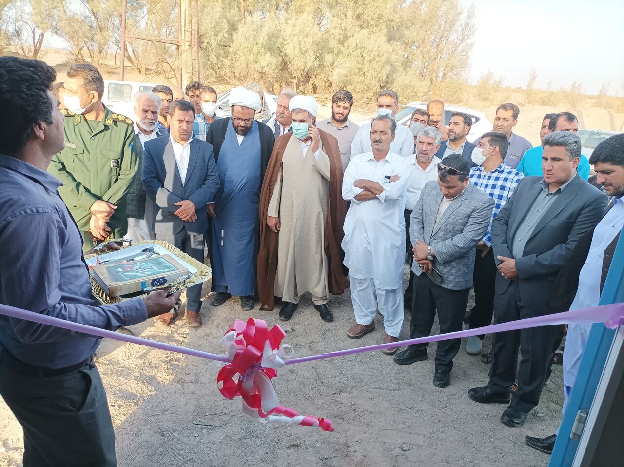 ۴ طرح عمرانی و خدماتی در ریگان افتتاح یا کلنگ‌زنی شد