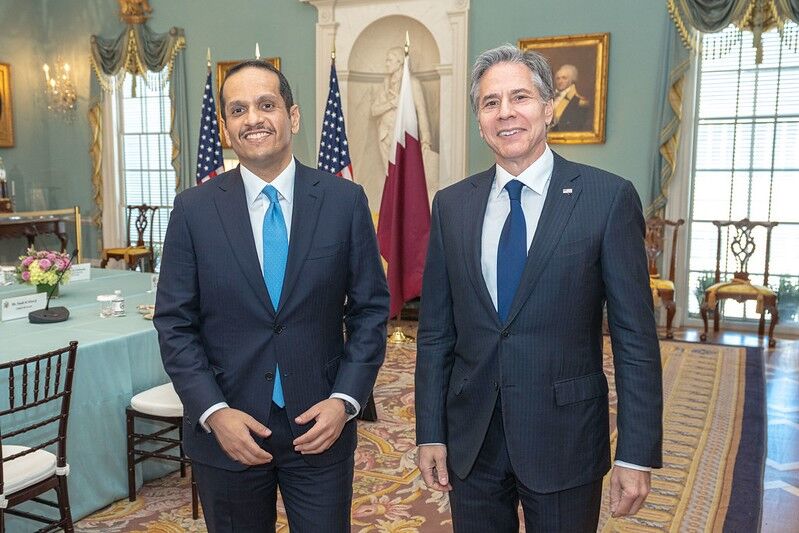 رایزنی های وزیران خارجه آمریکا و قطر درباره ایران و منطقه/بلینکن: گفتگوها سازنده بود 