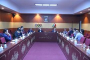 جلسه رئیس کمیته ملی المپیک با وزنه‌برداران معترض