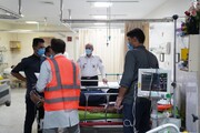 ۱۱ مصدوم حادثه قطار مشهد - یزد در بیمارستان طبس بستری هستند