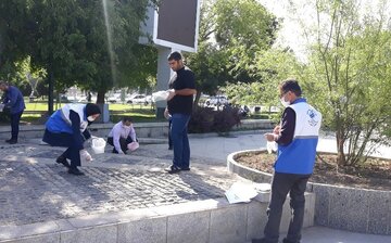 پویش استانی «محیط زیست بدون فیلتر سیگار» در شهرستان همدان اجرا شد