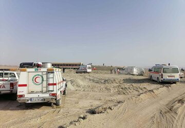 ۴۴ مصدوم حادثه قطار مشهد - یزد در بیمارستان طبس پذیرش شدند