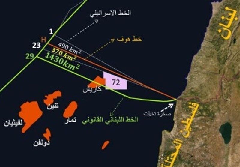 رسانه‌های صهیونیستی: آمریکا برای ترسیم مرز دریایی لبنان توسط اسرائیل زیر فشار قرار داد