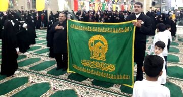 جشن زیرسایه خورشید با حضور خادمان رضوی در گناوه برگزار شد 