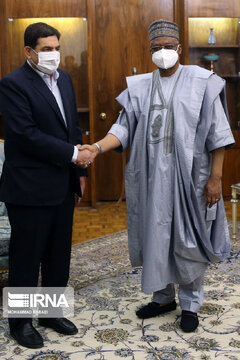En image, les rencontre du ministre nigérian des Affaires étrangères en Iran