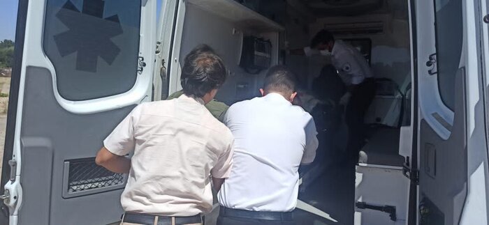 ۴ مصدوم حادثه انفجار گاز در نوسود به بیمارستان منتقل شدند