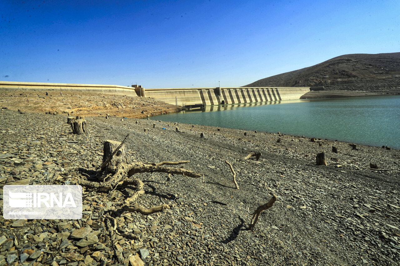 حجم ذخیره آب سد اکباتان به ۳.۵ میلیون متر مکعب رسید