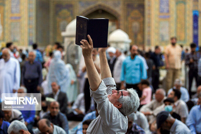 مشهد در آستانه ولادت حجت هشتم قبله گاه دلهای عاشق است