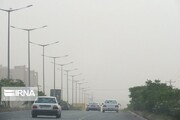 آسمان اصفهان غبار آلود می‌شود