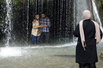 Kaboudwal ; la seule cascade moussue en Iran