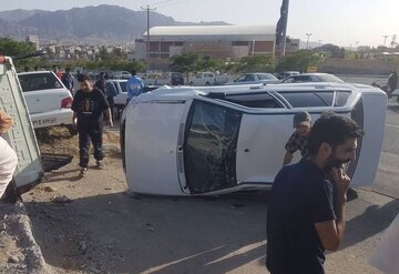 ۸۴ نفر در سوانح رانندگی مشهد روانه بیمارستان شدند
