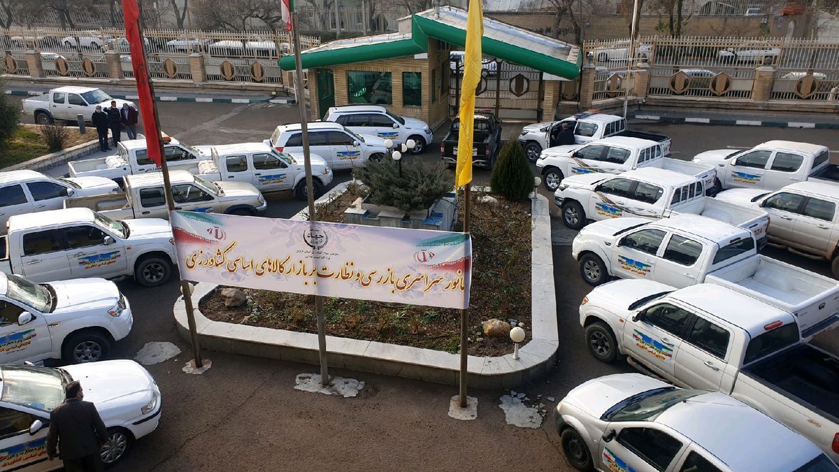 برگزاری مانور بازرسی و نظارت بر بازار کالاهای اساسی کشاورزی در قزوین