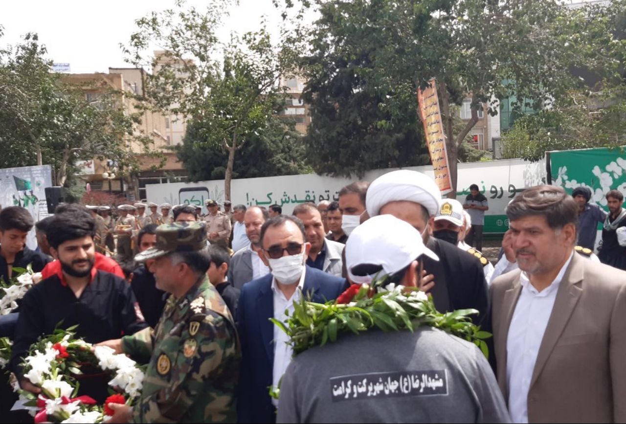 کاروان جاده ولایت با استقبال استاندار خراسان رضوی وارد مشهد شد کاروان جاده ولایت با استقبال استاندار خراسان رضوی وارد مشهد شد