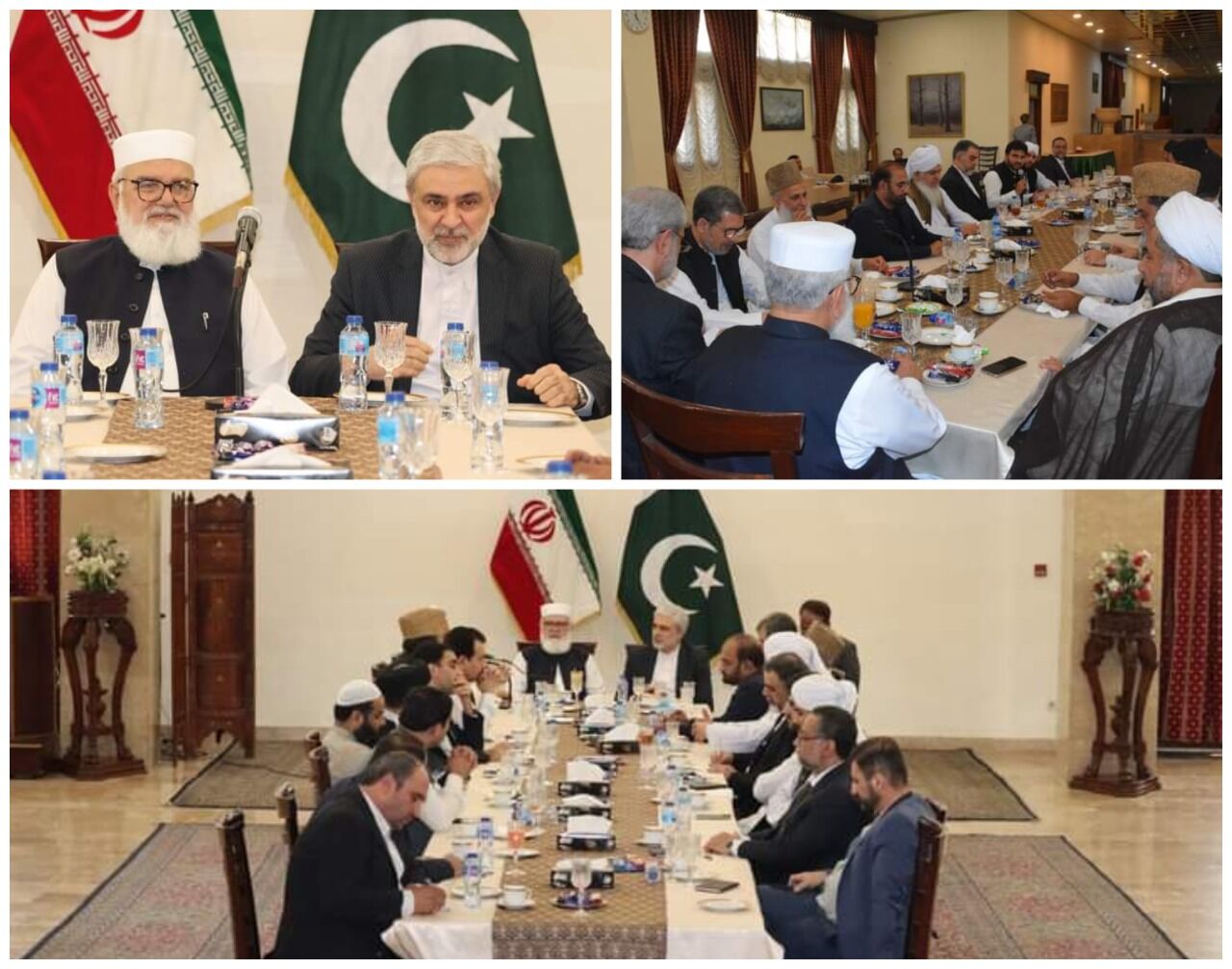نشست صمیمی سفیر ایران باعلمای مذاهب اسلامی در پاکستان،تاکیدبرحرکت جمعی علیه اسلام ستیزی