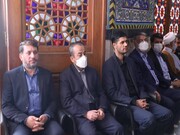 حضور استاندار خراسان جنوبی در مراسم یادبود جانباختگان قطار در یزد 