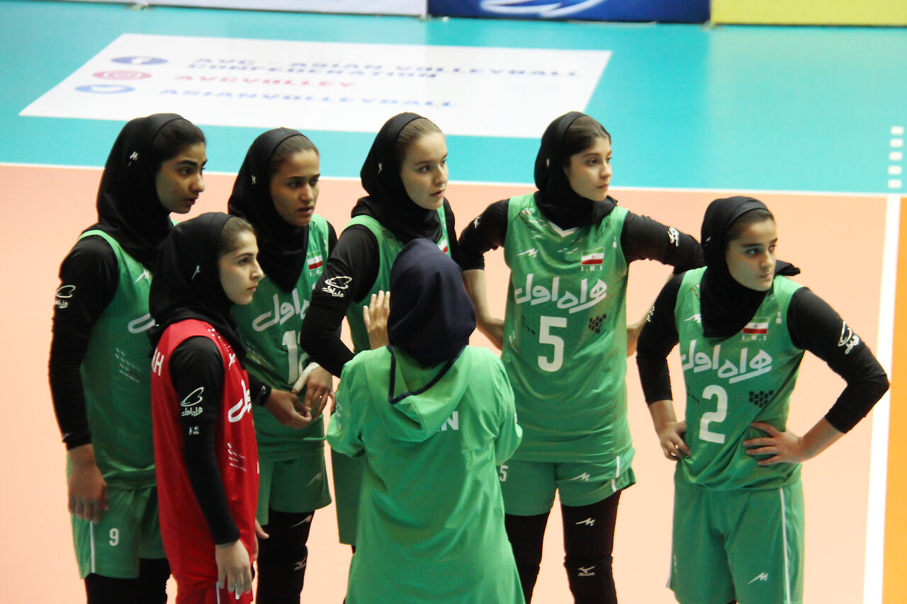 والیبال نوجوانان آسیا؛ شکست دختران ایران برابر قزاقستان