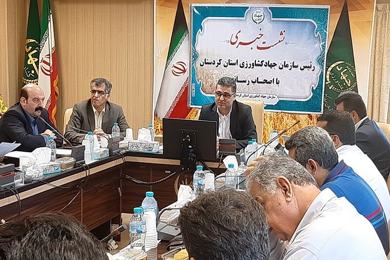 ۸۰ درصد پروژه‌های کشاورزی کردستان در سفر رییس جمهور مربوط به بخش آب است