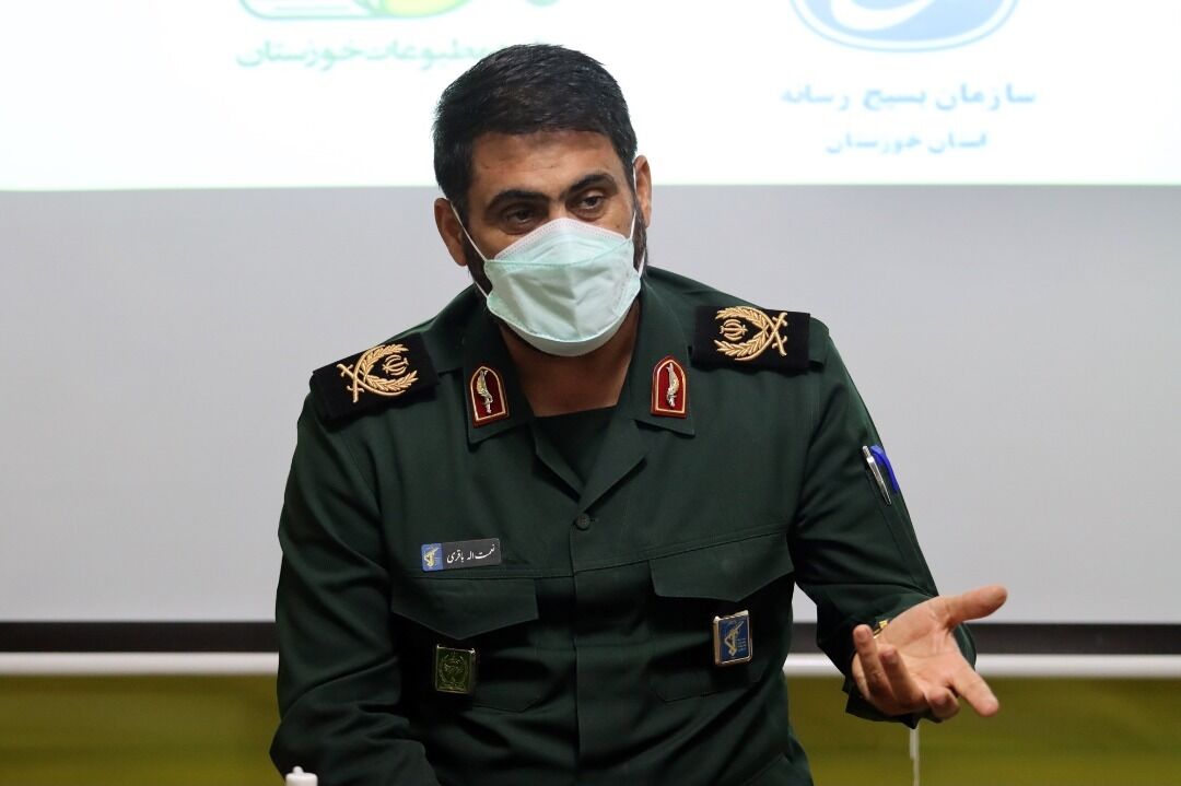 جانشین سپاه ولی عصر(عج) خوزستان:دشمن عزت کشور و ملت را هدف قرار داده است