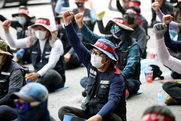 ادامه اعتراض های صنفی و اعتصاب کارکنان در کره جنوبی با افزایش بی سابقه نرخ تورم 