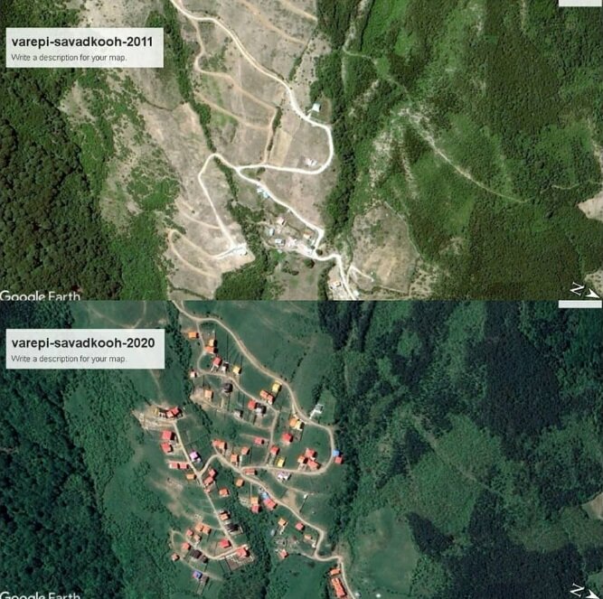 پدیده سقفهای رنگی در مازندران؛ ریشهها و پیامدها