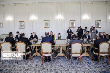 Rencontre entre les Ministres iranien et turkmène des A.E. , Hossein Amir Abdollahian et Rashid Meredov , le mardi 14 juin 2022 à Téhéran