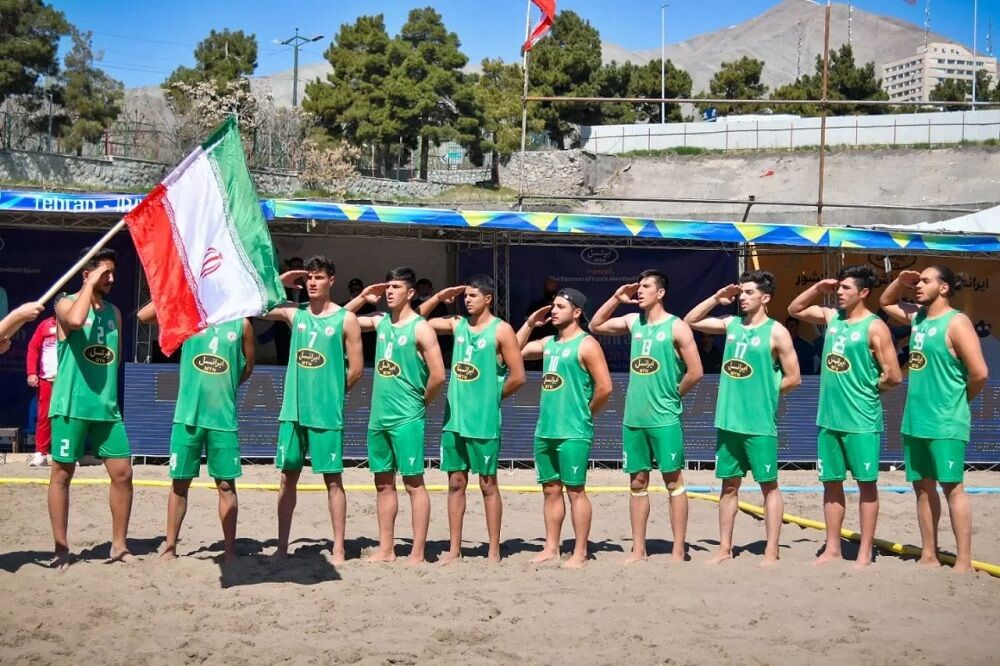 دومین پیروزی نوجوانان ایران در رقابت‌های هندبال ساحلی قهرمانی جهان