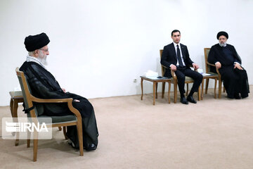 Supreme Leader receives Turkmen president