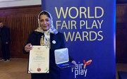 Mujer iraní gana los premios World Fair Play