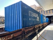 В Иран прибыл первый транзитный контейнерный поезд из России в Индию