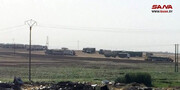 سانا:الاحتلال الأمريكي يسرق حمولة 40 شاحنة من القمح السوري