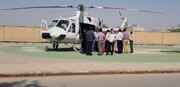 مصدومان تصادف محور مشهد- تربت‌حیدریه با بالگرد به بیمارستان منتقل شدند