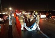 یک عابر در تصادف با خودرو در جاده مشهد-چناران جان باخت
