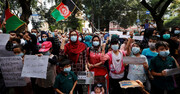 اعتراض پناهجویان افغان در اندونزی؛ بلاتکلیف و سرگردانیم