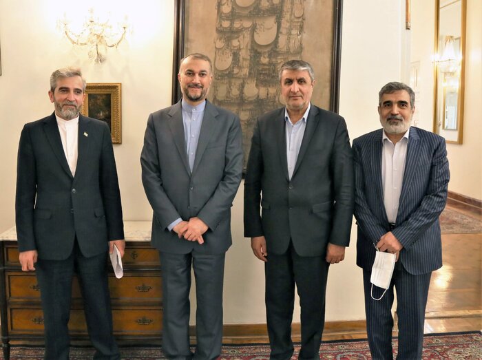 نشست مشترک وزیر امور خارجه و رییس سازمان انرژی اتمی