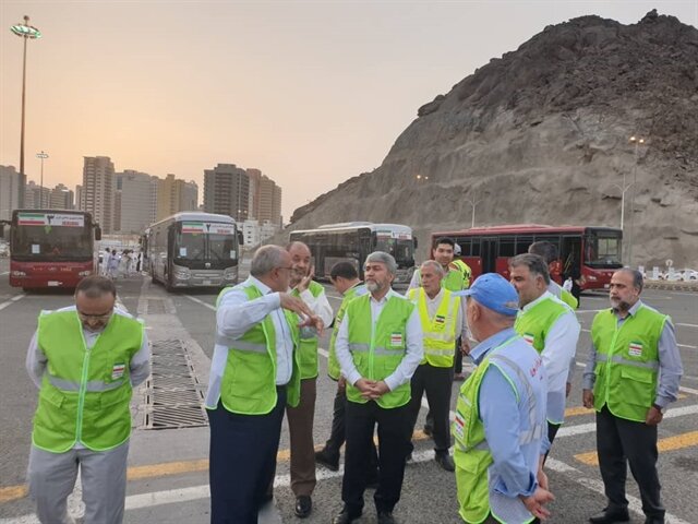 بازدید رئیس سازمان حج و زیارت از خدمترسانی به زائران