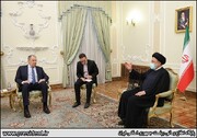 روسی وزیر خارجہ کی ایرانی صدر سے ملاقات
