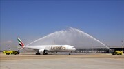اولین پرواز رسمی هواپیمایی امارات به فلسطین اشغالی