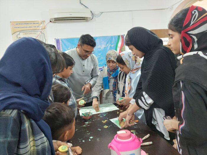 پایگاه موقت کانون پرورش فکری در دفتر تسهیلگری بوشهر راهاندازی شد